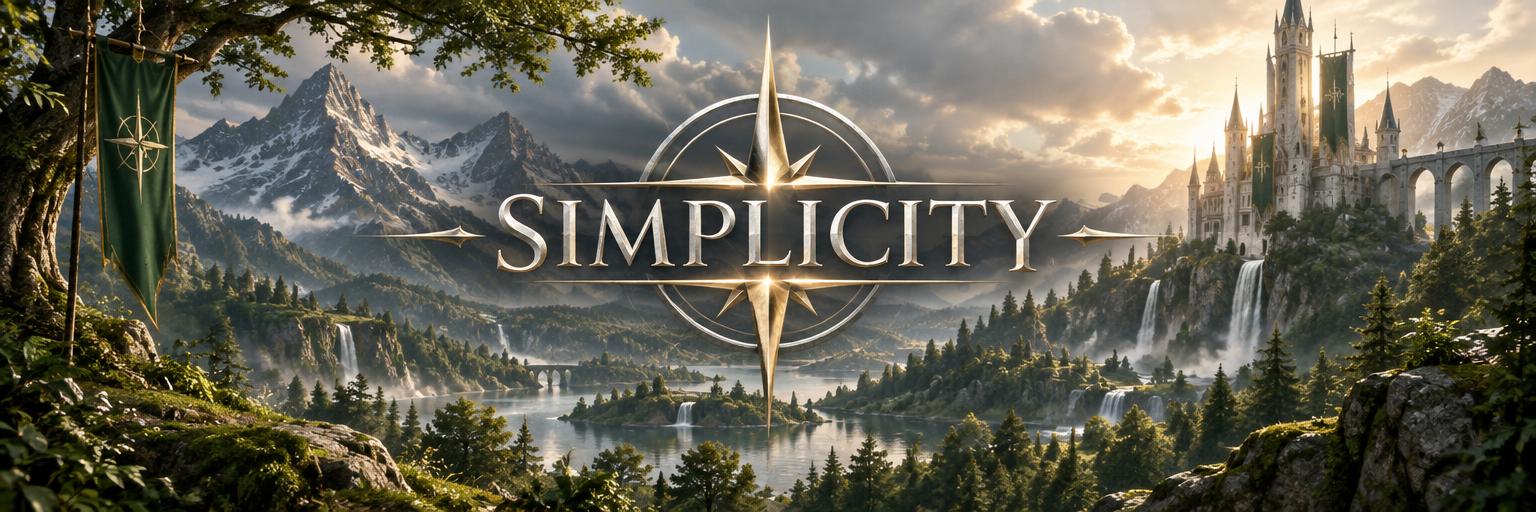 Simplicity banner
